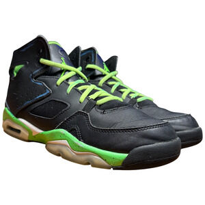 JORDAN Flight Club 91 7Y Sneakers Black Green Strike